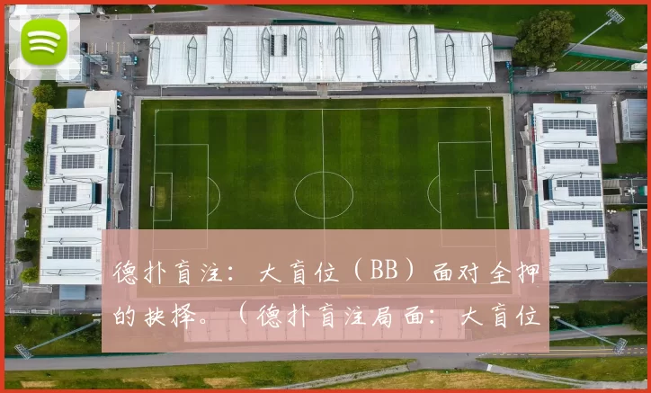 德扑盲注：大盲位（BB）面对全押的抉择。（德扑盲注局面：大盲位（BB）遭遇全押时的决策）
