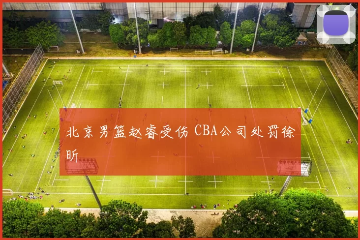 北京男篮赵睿受伤 CBA公司处罚徐昕