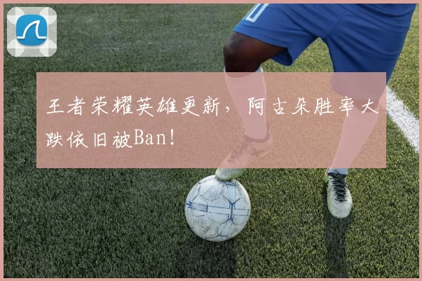 王者荣耀英雄更新，阿古朵胜率大跌依旧被Ban！